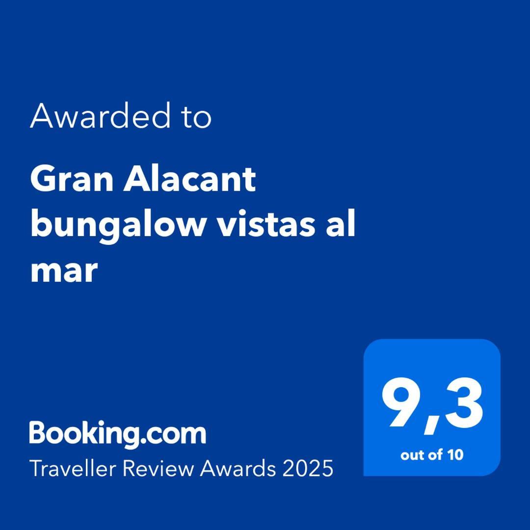 Gran Alacant Bungalow Vistas Al Mar Exterior photo
